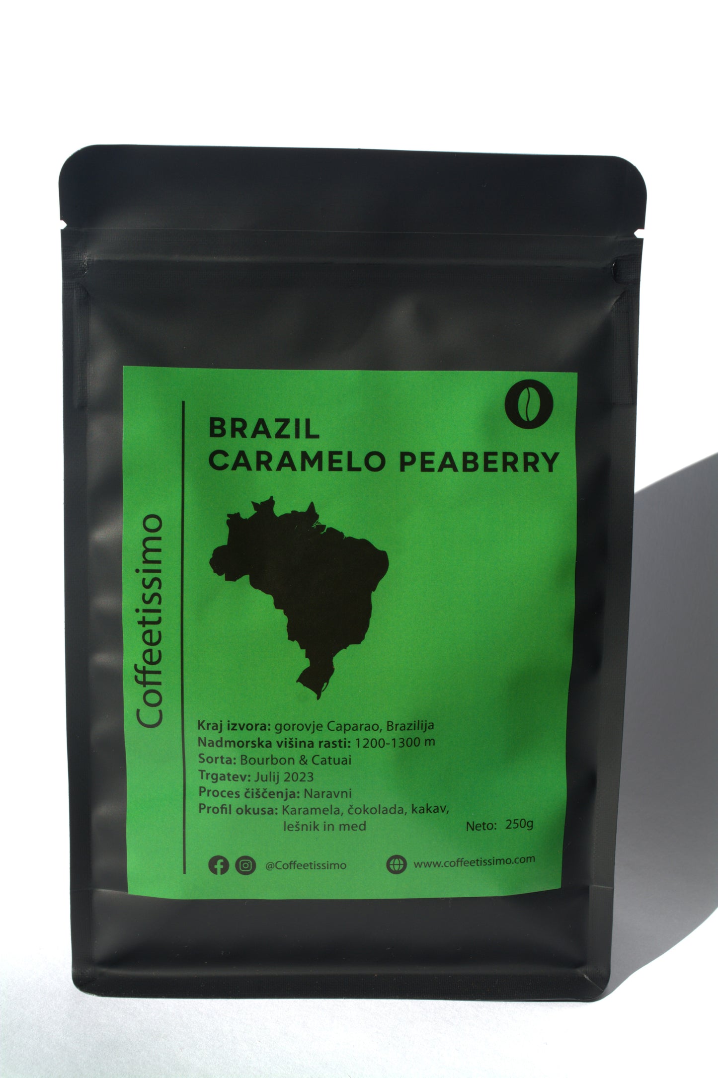 BRAZIL CARAMELO PEABERRY
